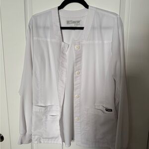 Barco Uniforms White Medical Scrub Top